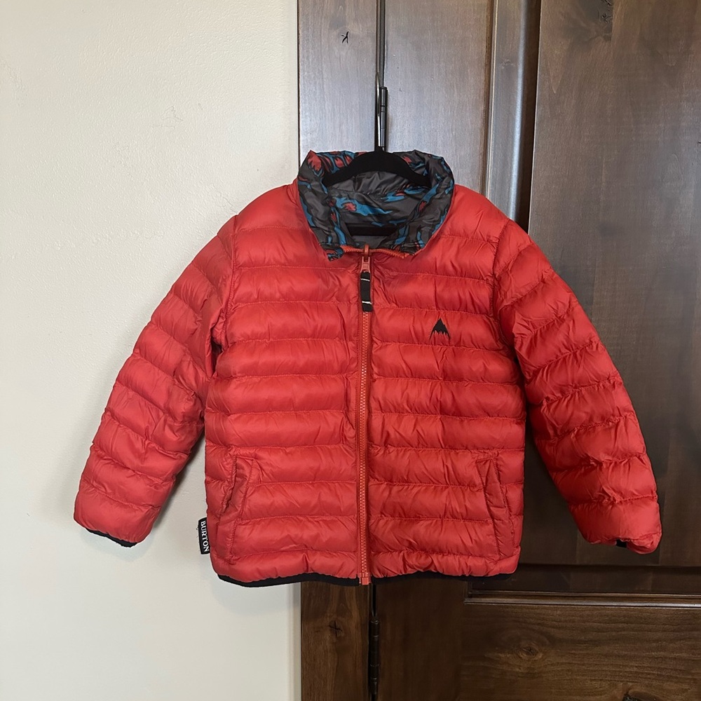 Burton Kids Red Puffer Jacket-5/6